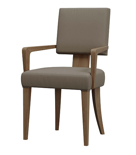 Upholstered Chair with Wooden Frame