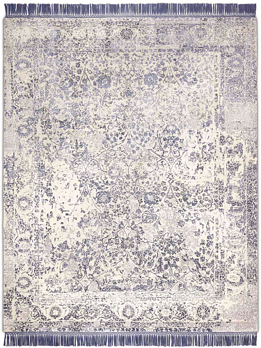 Mauve Grey Hand Woven Rug