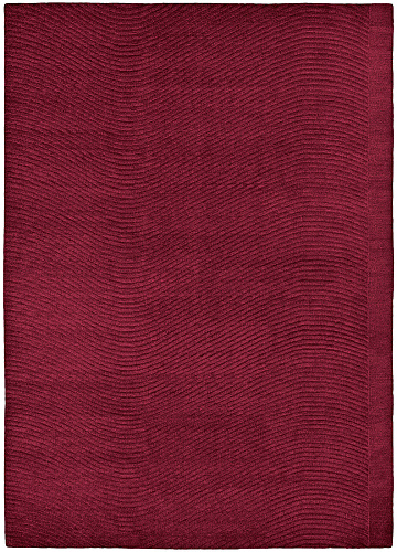 Wave Hand-Knotted Purple Rug