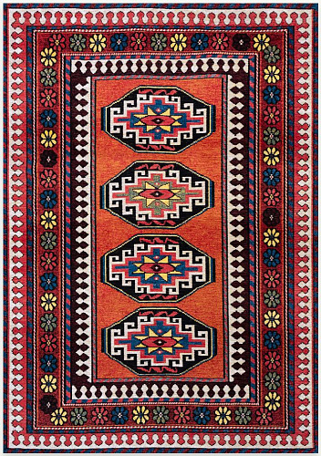 Red Mix Rug