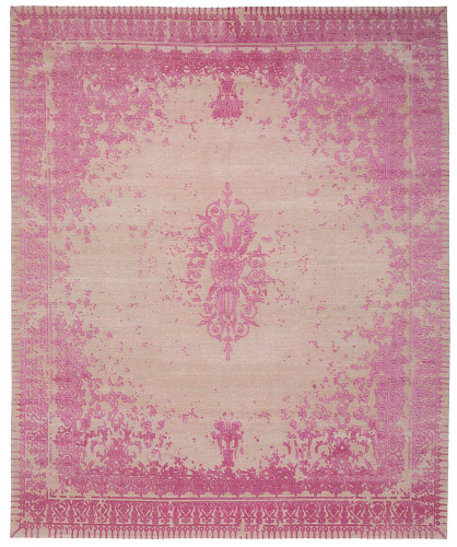 Exclusive Hand-Knotted Rug Ferrara Pink