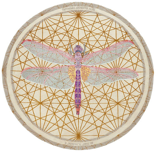 Trithemis Ardentis Agri Circle Rug