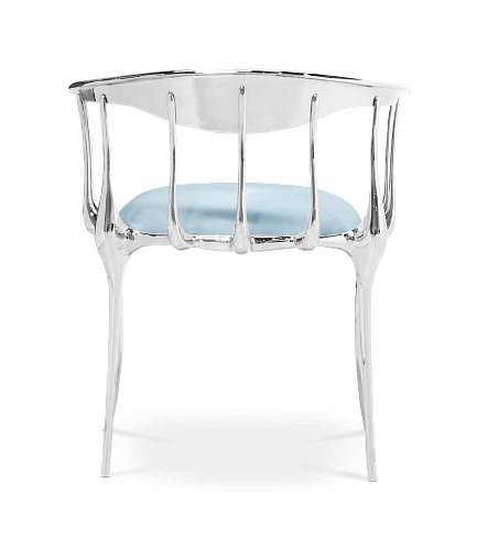 Silver Luxe Chair