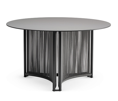 Altana T-RO Round Gray Outdoor Dining Table