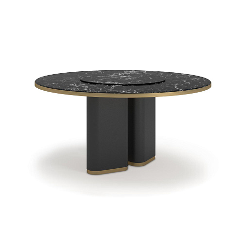 Fabian Dining Table With Lazy Susan