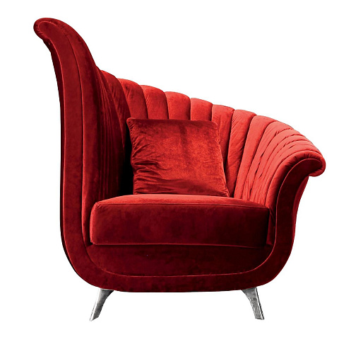 Red Velvet Armchair 