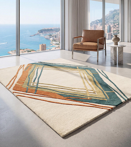 Diamond Frame Artisan Rug
