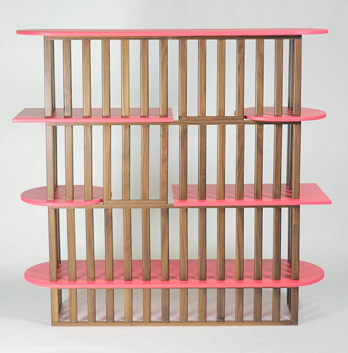 Pink Four-Level Bookshelf