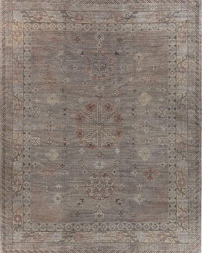 Khotan Hand Knotted Wool Rug