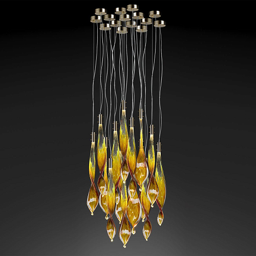 Murano Leaves 14-Light Pendant