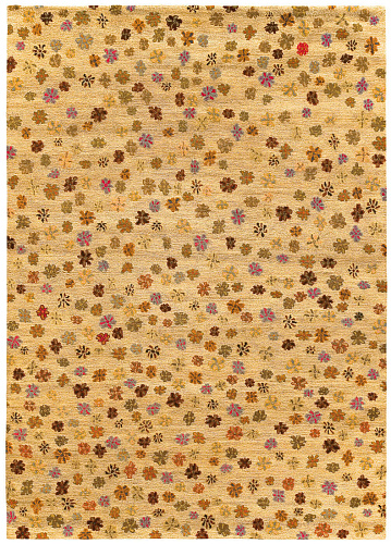 Hand-Knotted Little Flowers Rug
