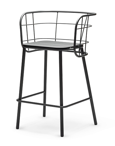 Jujube SG Anthracite Outdoor Bar Chair