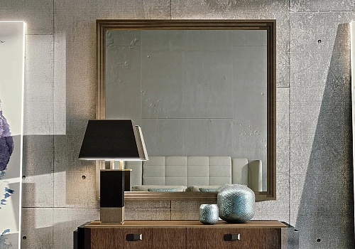 Wooden Framed Mirror