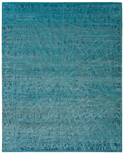 Alcazar Hand-knotted Blue Rug