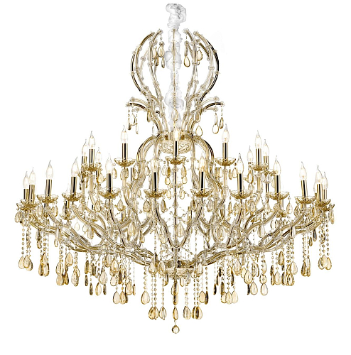 Mariateresa Chandelier with Honey Glass Drops