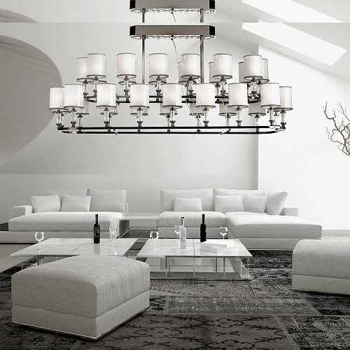 Black Nickel 32-Light Chandelier