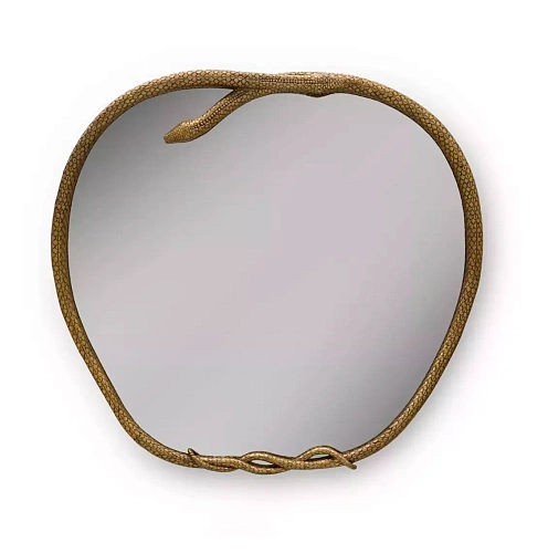 Serpentine Apple-Shaped Mirror