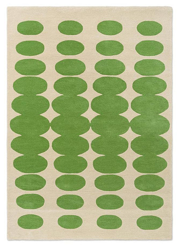 Optical Green / Cream Rug