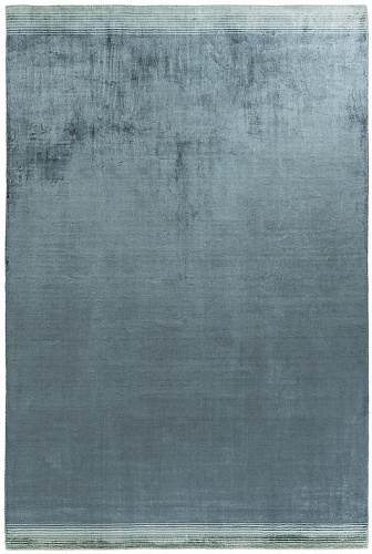 Hand Woven Viscose Blue Rug