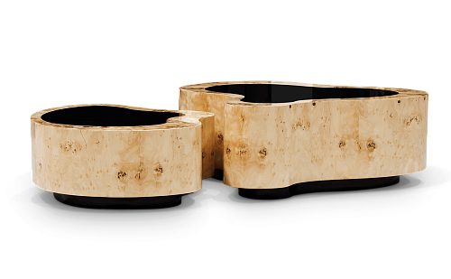Crest Poplar Coffee Table Set