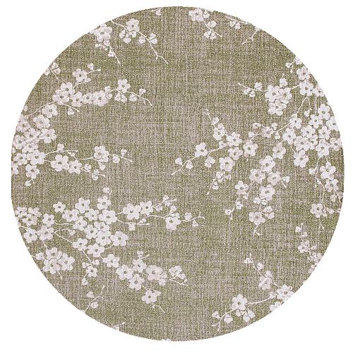 Wet Garden Round Rug