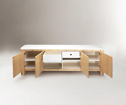 Soft Cage Oak Sideboard