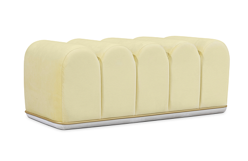 Sweet Swirl Yellow Bench