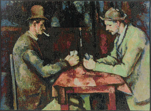 The Card Players by Cézanne Tapestry