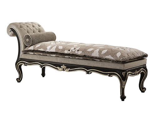 Silver Leaf Chaise Longue