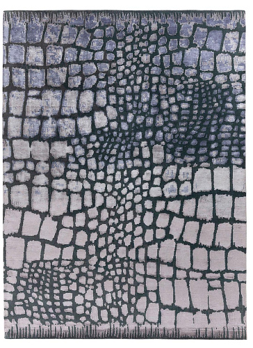 Hand-Knotted Abstract Rug