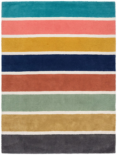 Striped Spectrum Artisan Rug