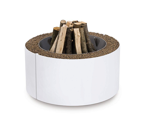 Mangiafuoco White Garden Fire Pit