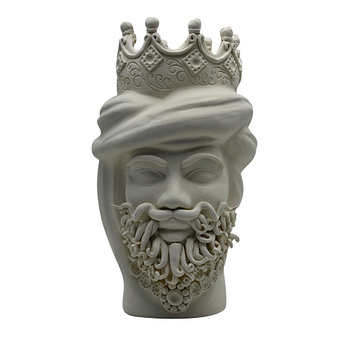 Moor's Head Grey Sculpture