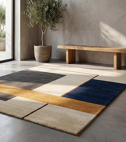 Modernist Frame Artisan Rug