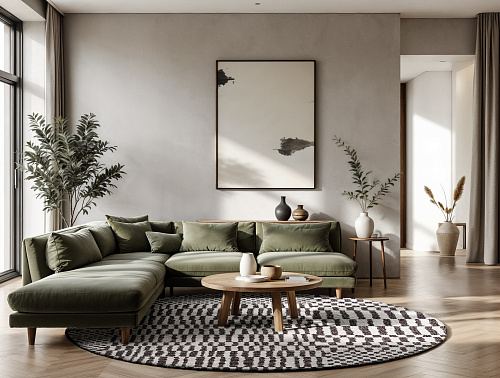 Caidal Round Rug