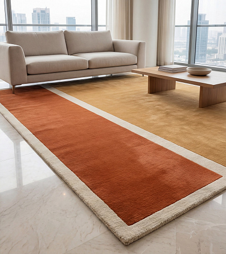 Copper Column Luxury Rug