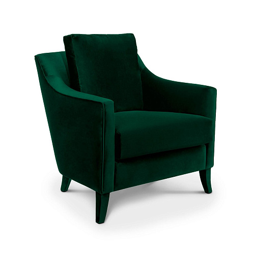 Plush Velvet Armchair