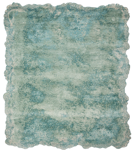 Riot Hand-knotted Blue Rug