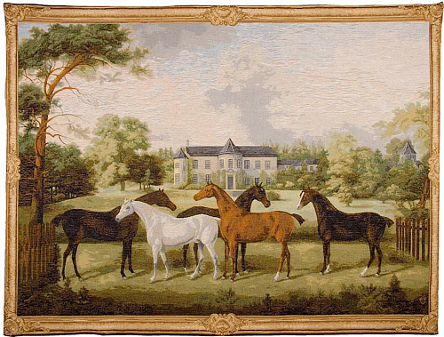 Horses in Nature Tapestry