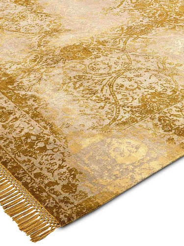 Gold Hand Woven Rug