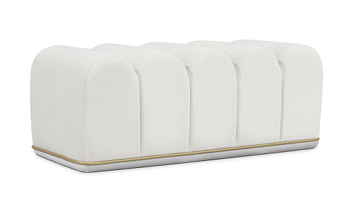 Sweet Swirl Cream Bench