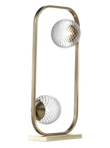 Ballotton Murano Glass Antique Gold Table Lamp