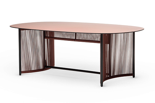 Altana T-OV Red Outdoor Dining Table