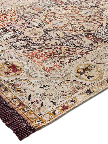 Gold Hand Knotted Rug