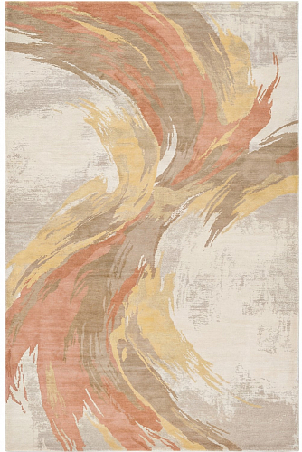 Warm Flow Handcrafted Rug