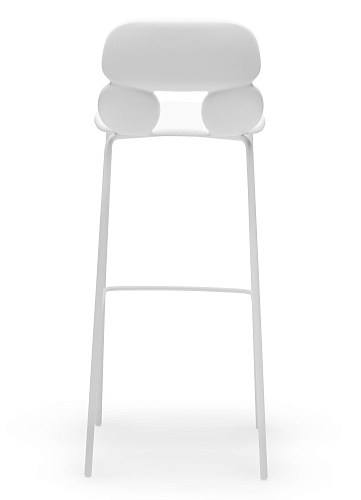 Nube SG-80 White Bar Stool