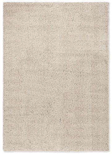 Beige Felted Shag Rug