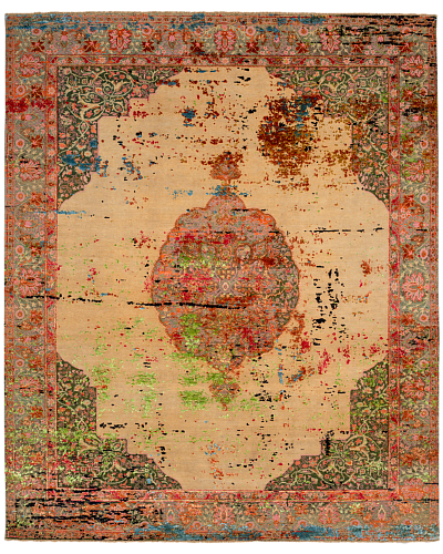 Tabriz Elswick Hand-Knotted Rug