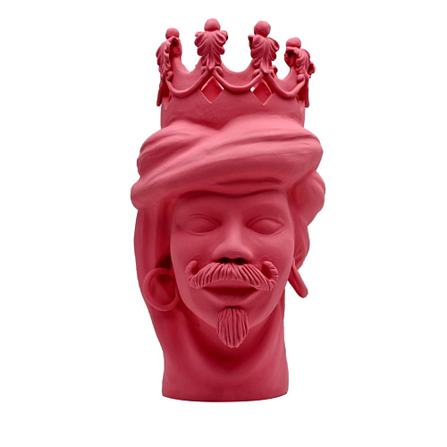 Moor's Head Pink Sculpture