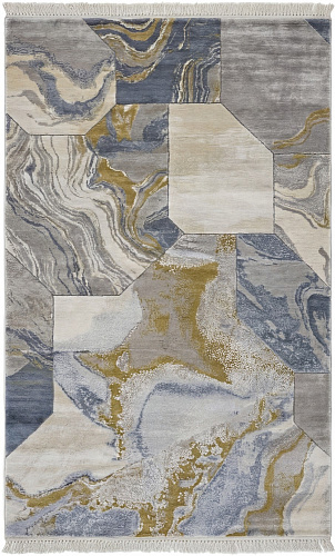 Pale Cartography Luxury Rug